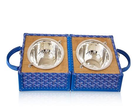 goyard dog bowl set